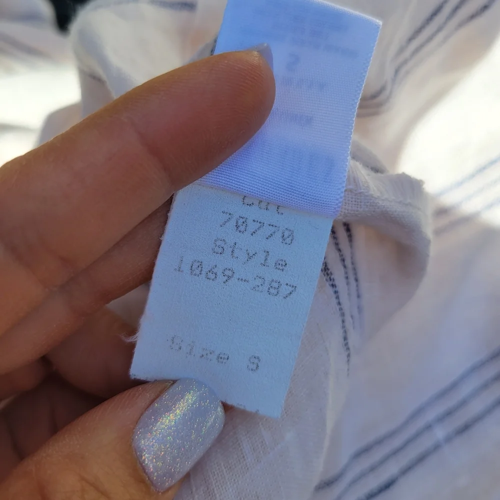 Free People CP Shades‎ 100% Linen Off Shoulder Tunic Top
